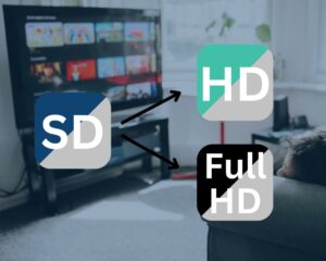 از SD به HD و FULL HD